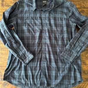 5.11 Tactical Blue and Black Plaid Shirt